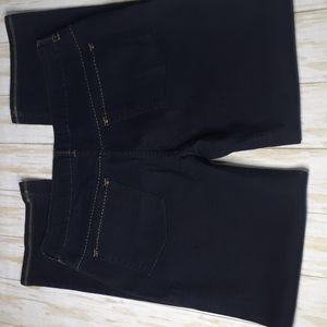 The Territory Ahead Dark Wash Straight Leg Blue Jeans Size 16